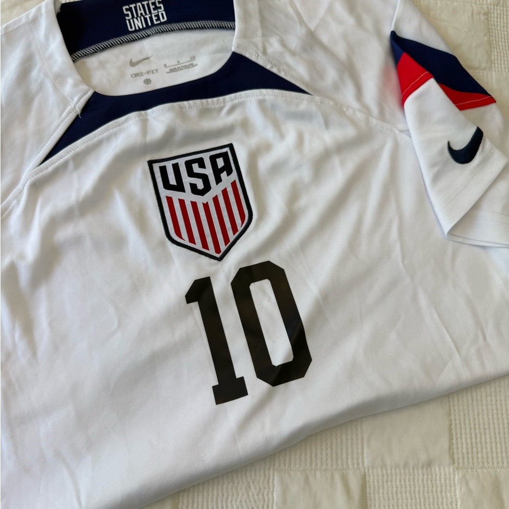 USA Soccer Nike Jersey Pulisic #10